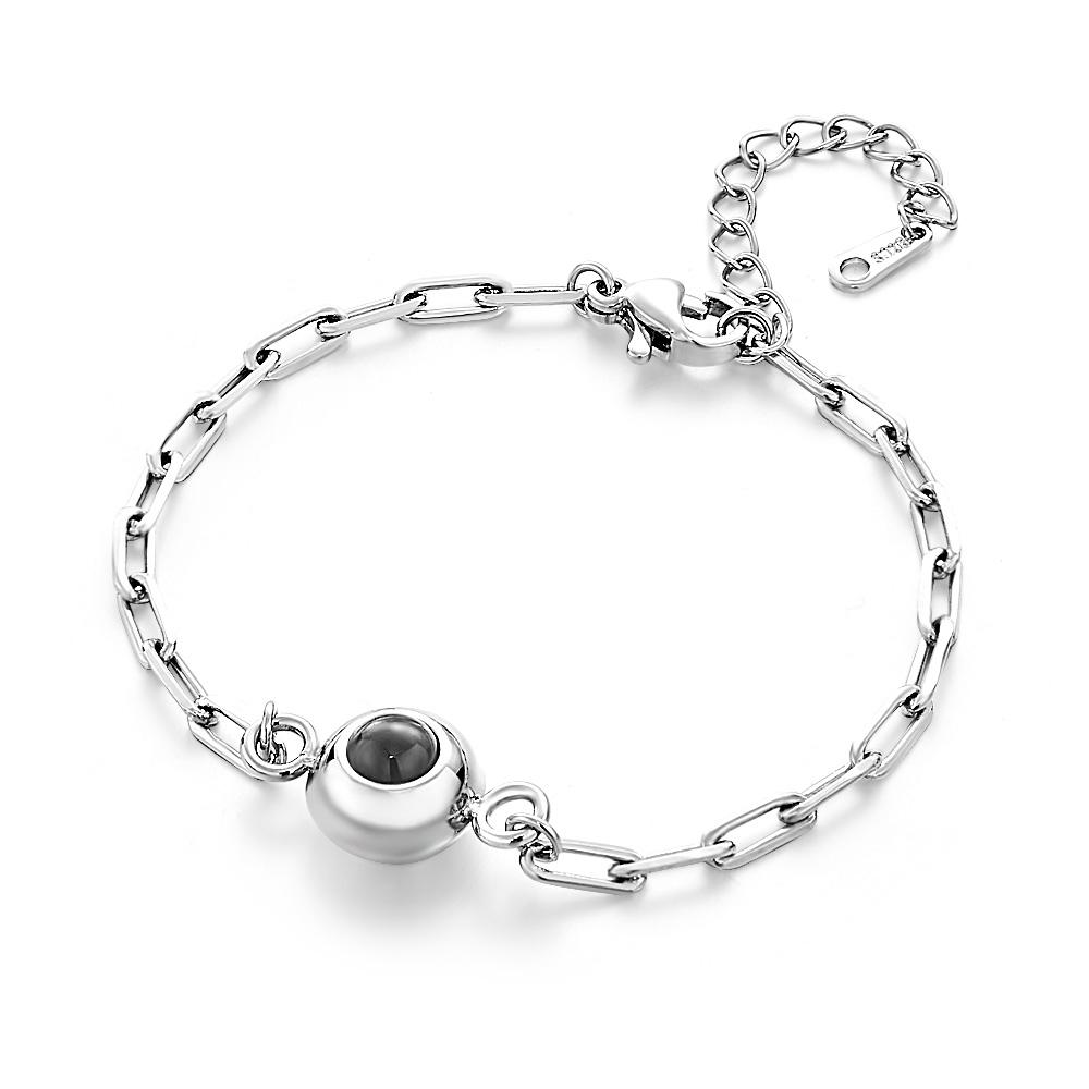 Pulsera De Proyección De Fotos Personalizada Regalo Creativo Y Hermoso - soufeeles