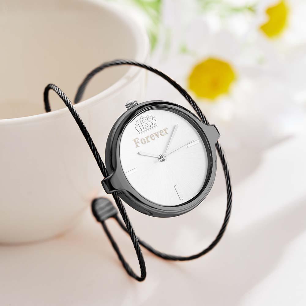 Reloj Femenino Grabado Reloj De Pulsera De Lujo Para Mujer Para Ella - soufeeles