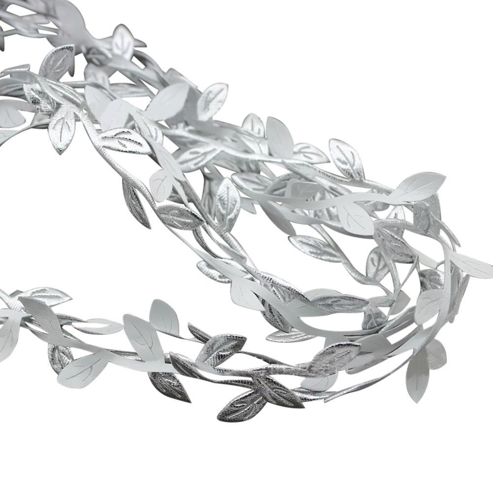 Diadema De Corona De Vid De Hoja Nupcial, Tiara, Tocado De Boda Para Mujer - soufeeles
