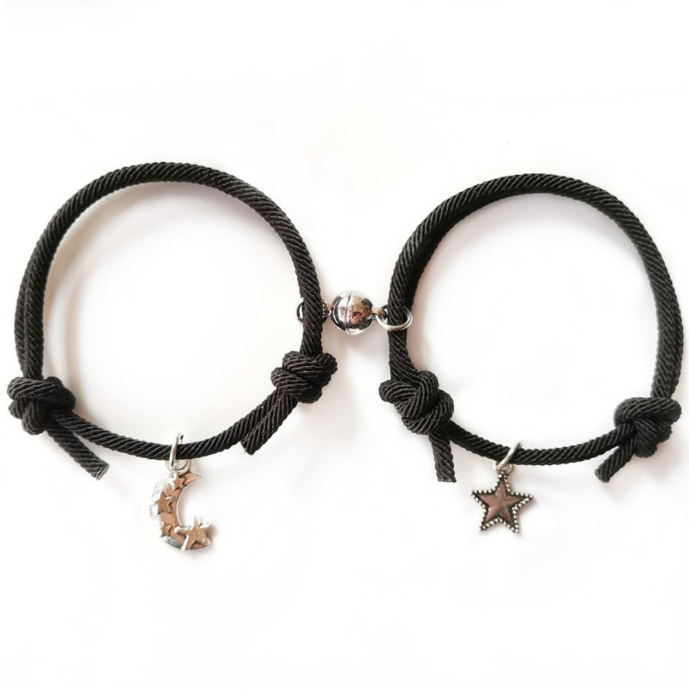 Juego De Pulseras Magnéticas Para Parejas, Regalo De San Valentín Para Parejas Y Amigos - soufeeles