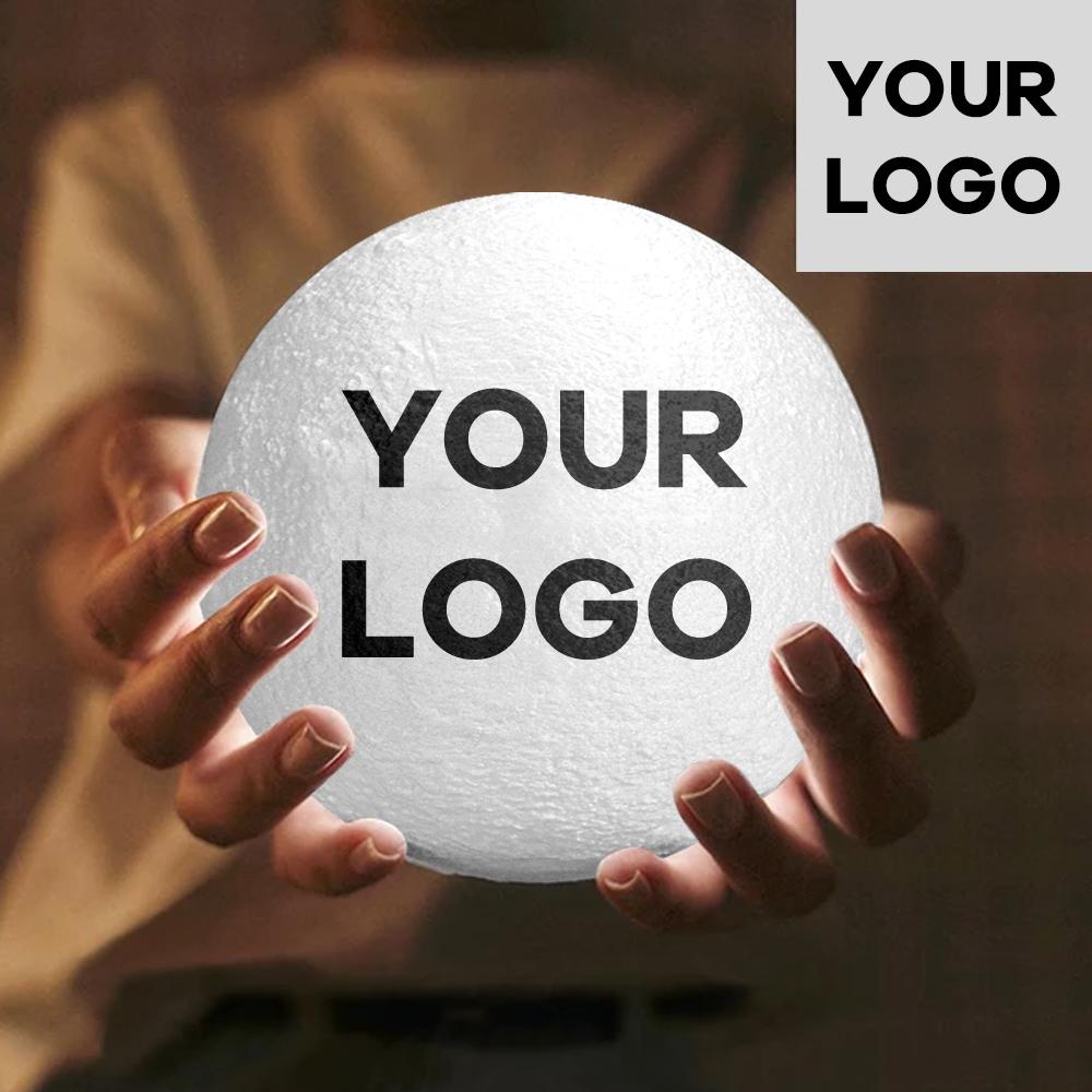 Lámpara Foto Moon, Regalo para Bebé con Luz Fotográfica 3d Personalizada - Toque Dos Colores （10-20cm） Regalos Románticos Navide?os