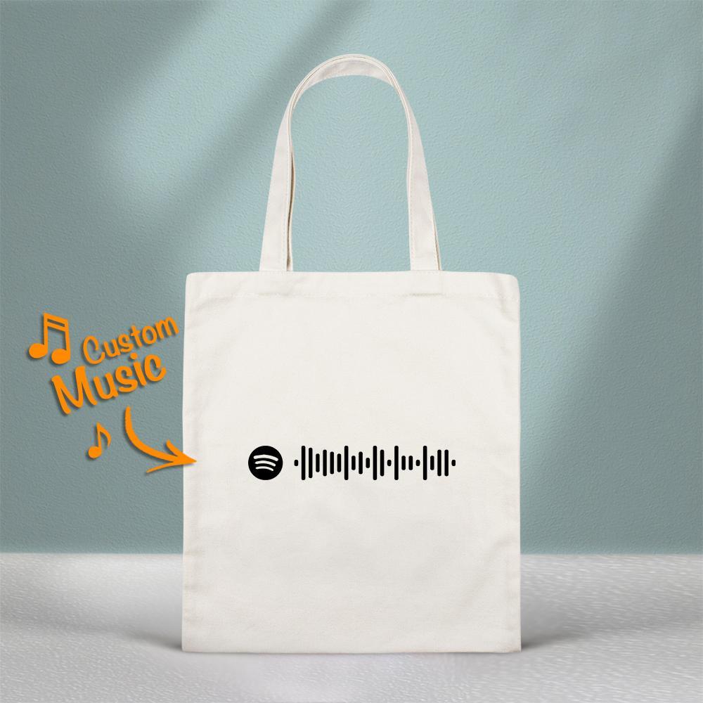 Sac De Code Spotify Personnalisé Scannable, Sac À Main Pour Les Filles
