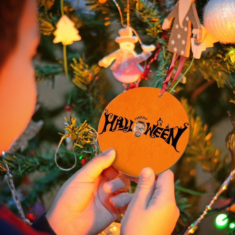 Ornements Photo Personnalisés Cadeaux D'halloween Pour Les Amis