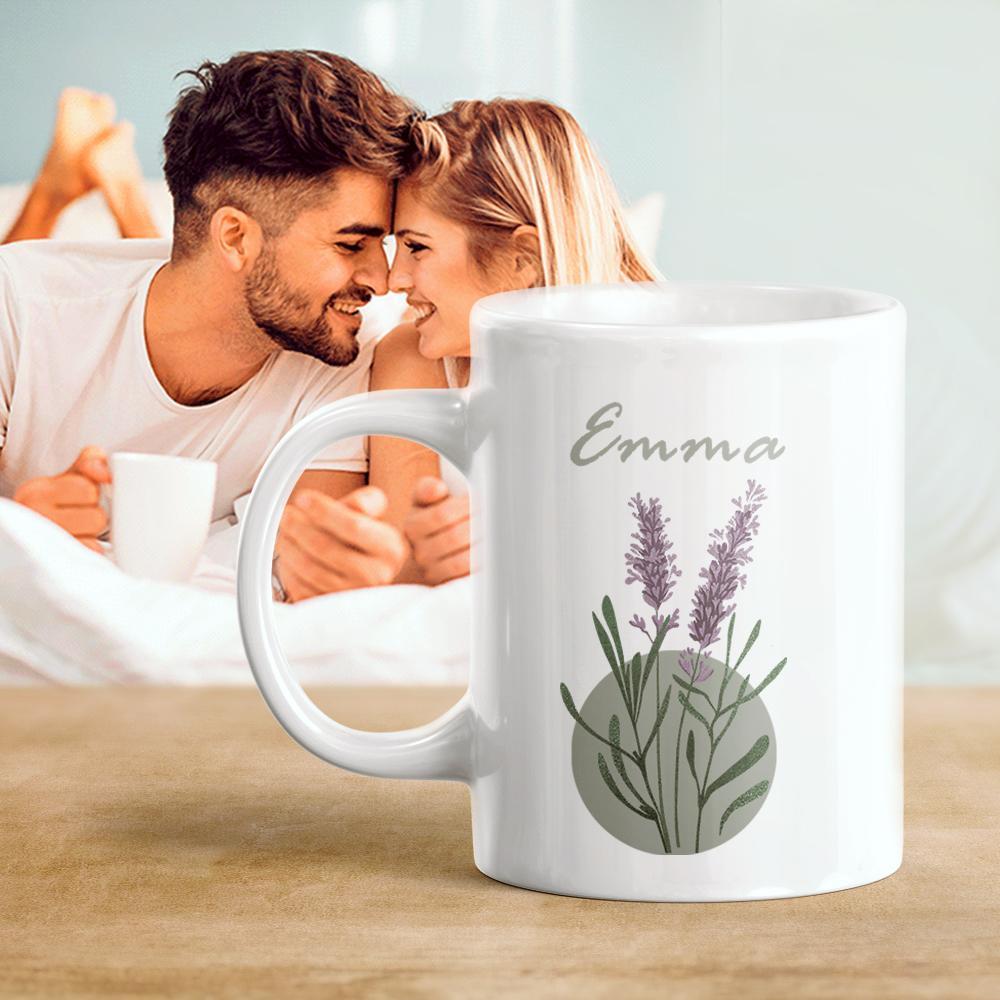 Tasse Personnalisée Tasse Fleur Pour Petite Amie