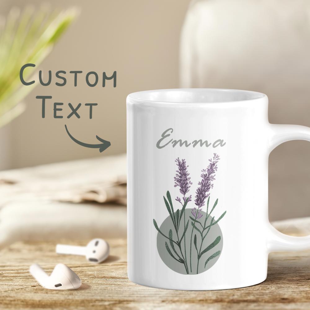 Tasse Personnalisée Tasse Fleur Pour Petite Amie