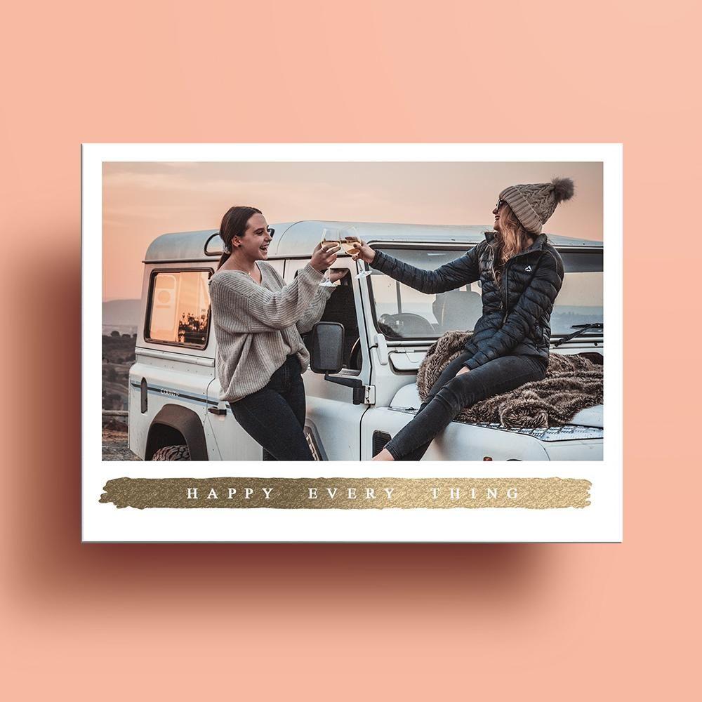 Carte De Voeux  Carte De Souvenir Personnalisée Le Beau Moment