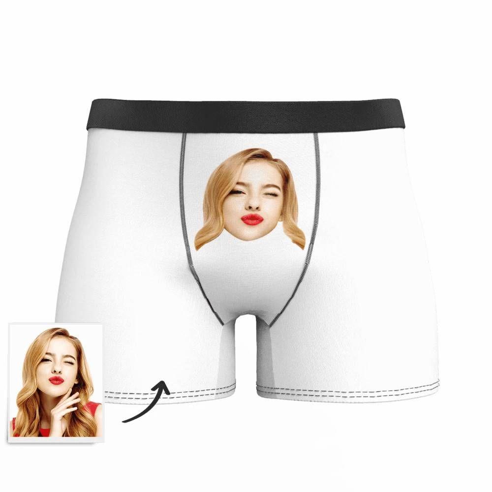 Calecon Boxeur Coloré à Visage Personnalisé - Hommes