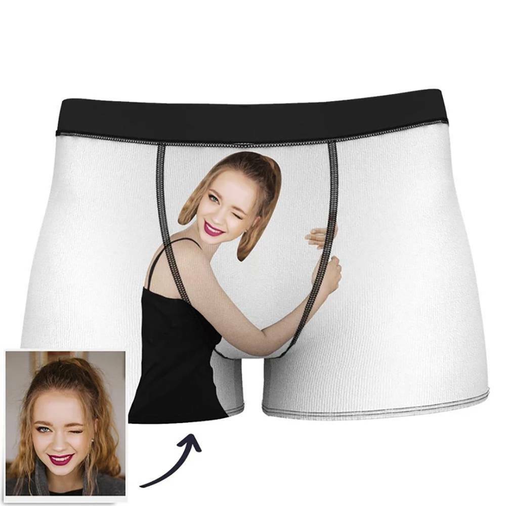 Culotte Boxer Personnalisé Calin D'amour - Peau Claire