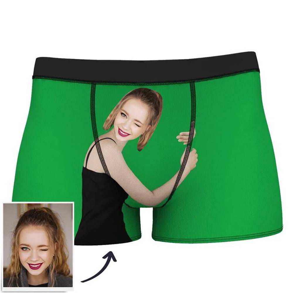 Culotte Boxer Personnalisé Calin D'amour - Peau Claire