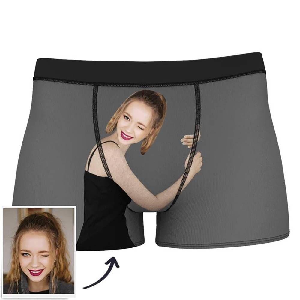 Culotte Boxer Personnalisé Calin D'amour - Peau Claire