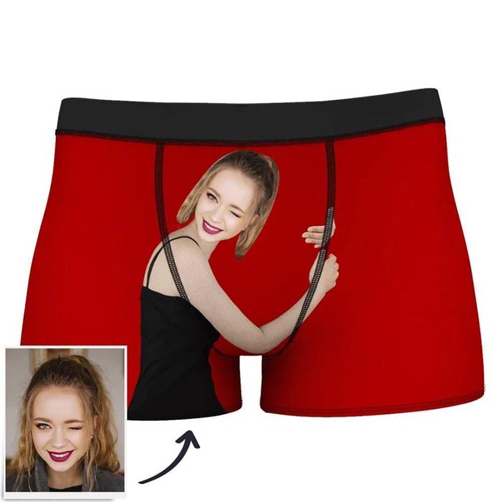 Culotte Boxer Personnalisé Calin D'amour - Peau Claire