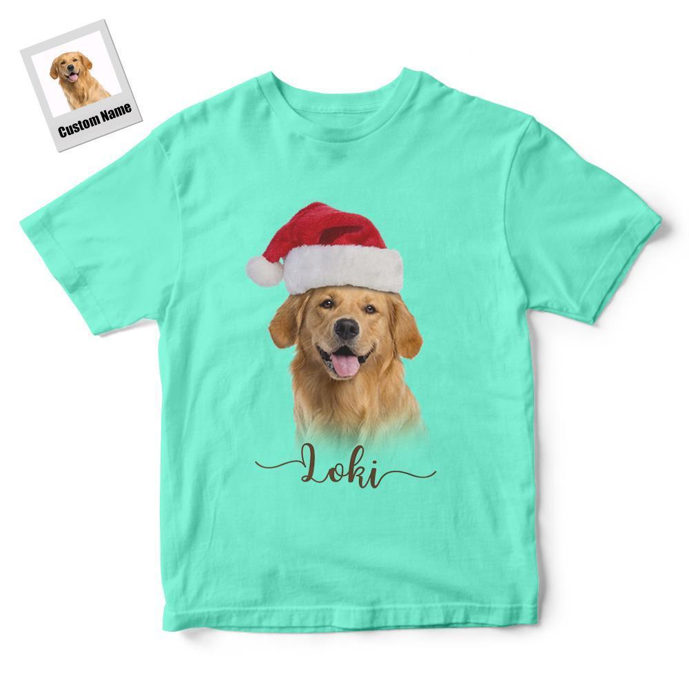 Cadeaux Personnalisés De T-shirt Cocker Spaniel Avec Photo Gravée Pour Noël