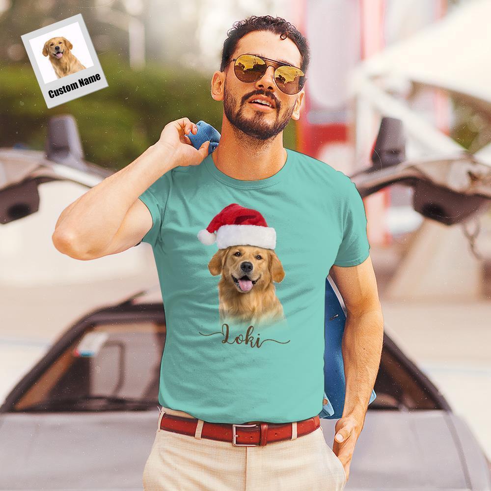 Cadeaux Personnalisés De T-shirt Cocker Spaniel Avec Photo Gravée Pour Noël