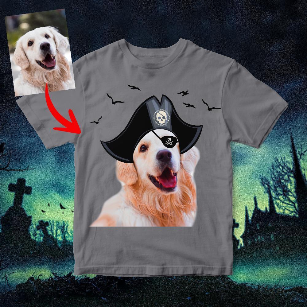 T-shirt Visage Personnalisé Avec Chapeau De Sorcière Drôle Halloween