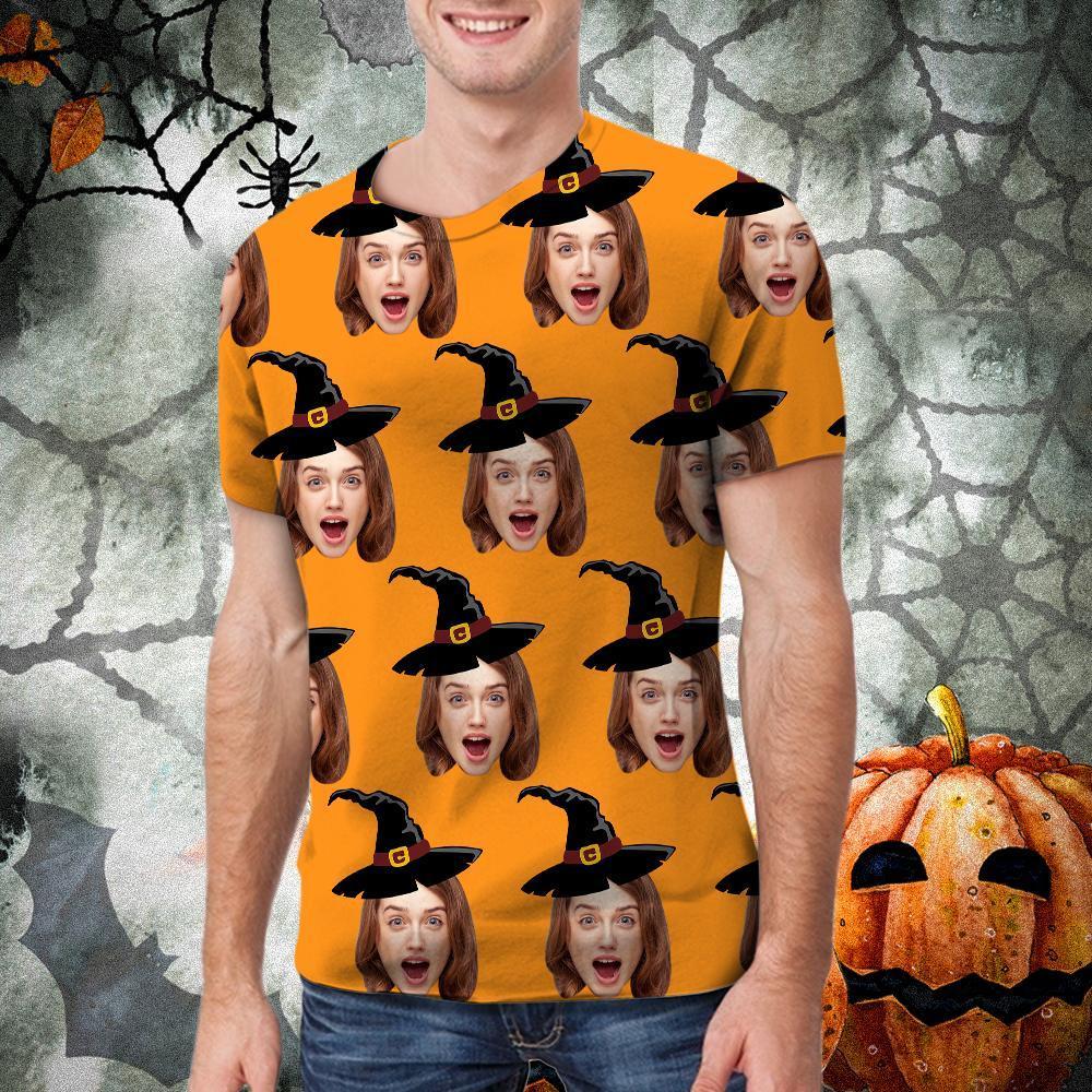 T-shirt Unisexe Personnalisé Halloween Hat All Over Print