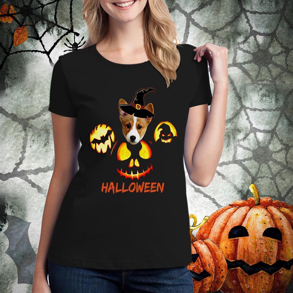 Cadeau De Thème De Chien De Sorcière De T-shirt Photo Heureux De Halloween Pour L'amant De Chien