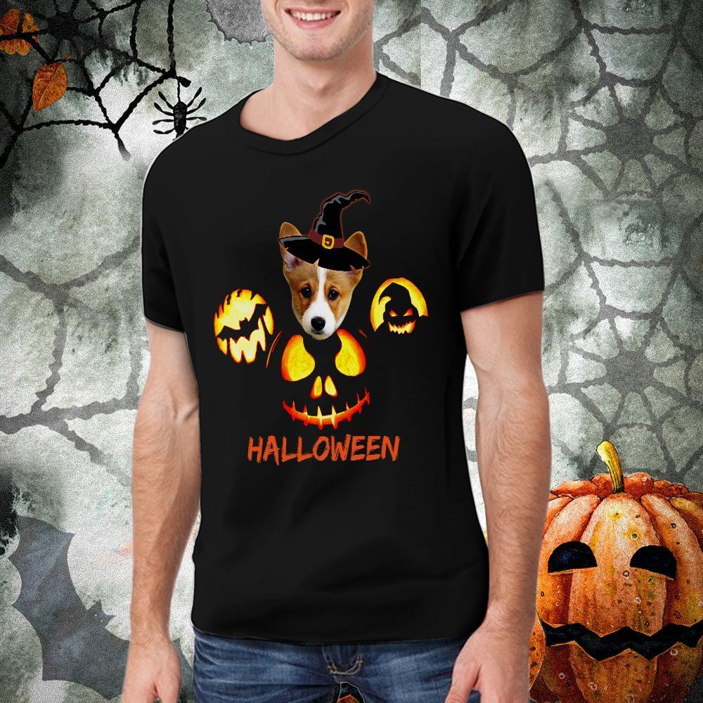 Cadeau De Thème De Chien De Sorcière De T-shirt Photo Heureux De Halloween Pour L'amant De Chien