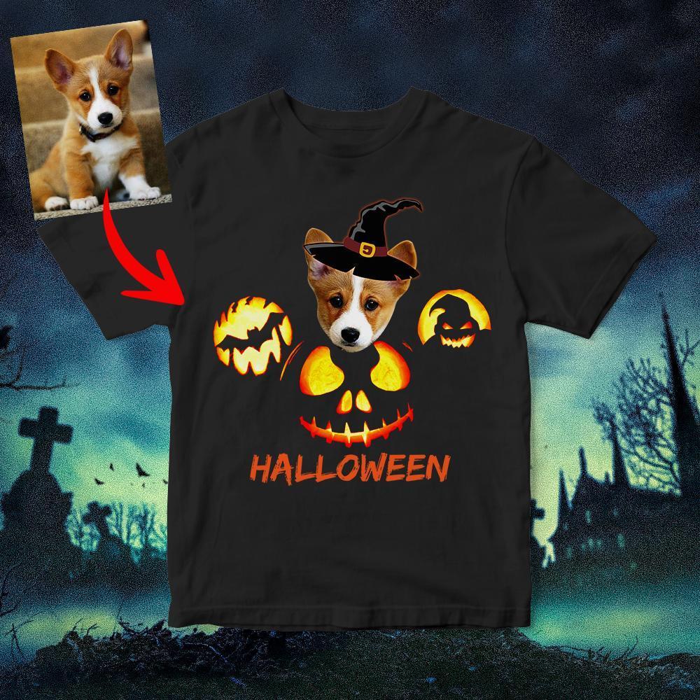 Cadeau De Thème De Chien De Sorcière De T-shirt Photo Heureux De Halloween Pour L'amant De Chien