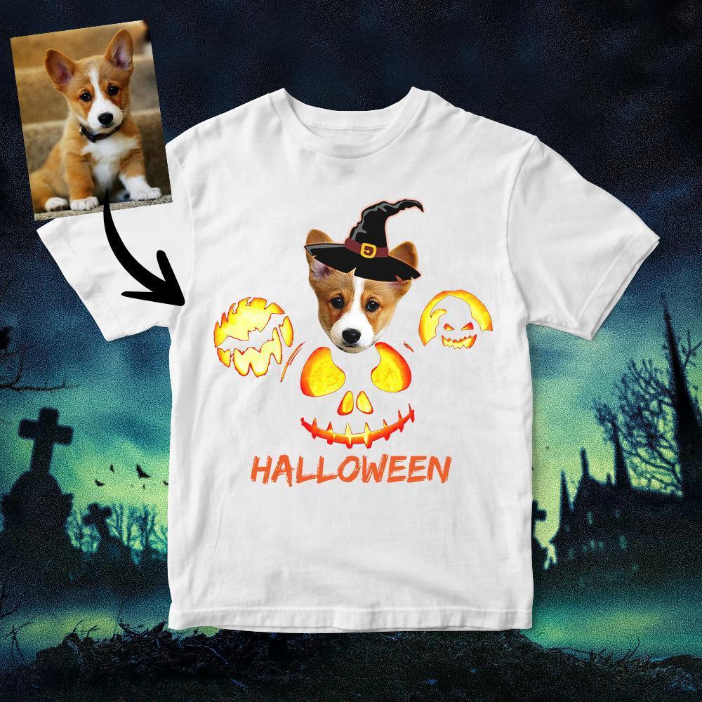 Cadeau De Thème De Chien De Sorcière De T-shirt Photo Heureux De Halloween Pour L'amant De Chien