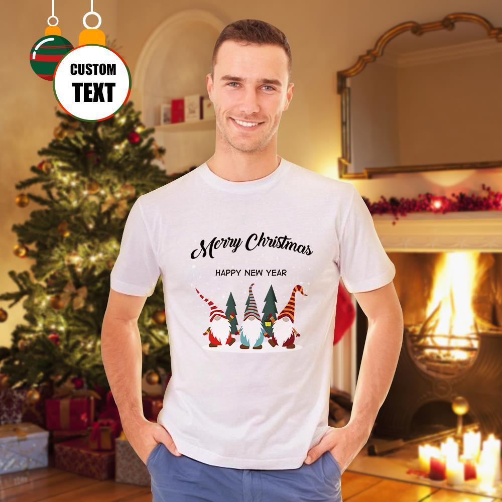 Chemise De Noël D'amant Gravée Personnalisée Lettre Cadeau De Chemise De Noël Pour Vos Proches - soufeelfr