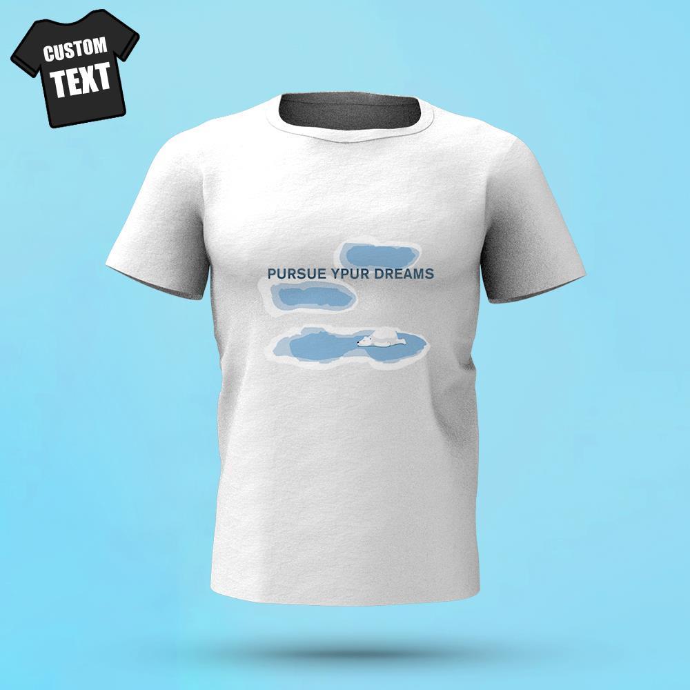 T-shirt Nuage Gravé Personnalisé Pour Des Cadeaux De Famille Dans Une Variété De Styles - soufeelfr