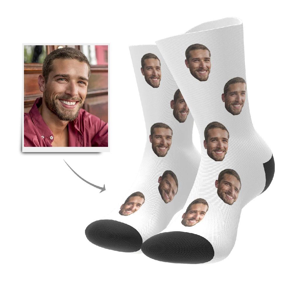 Chaussettes Visage Personnalisées - Colorées