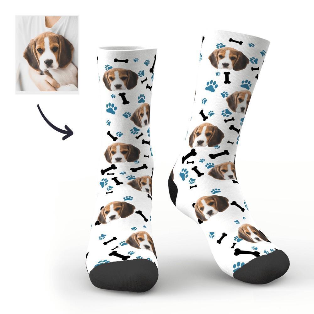 Chaussettes Photo Personnalisées, Chaussettes De Visage D'animaux Mignons L Taille
