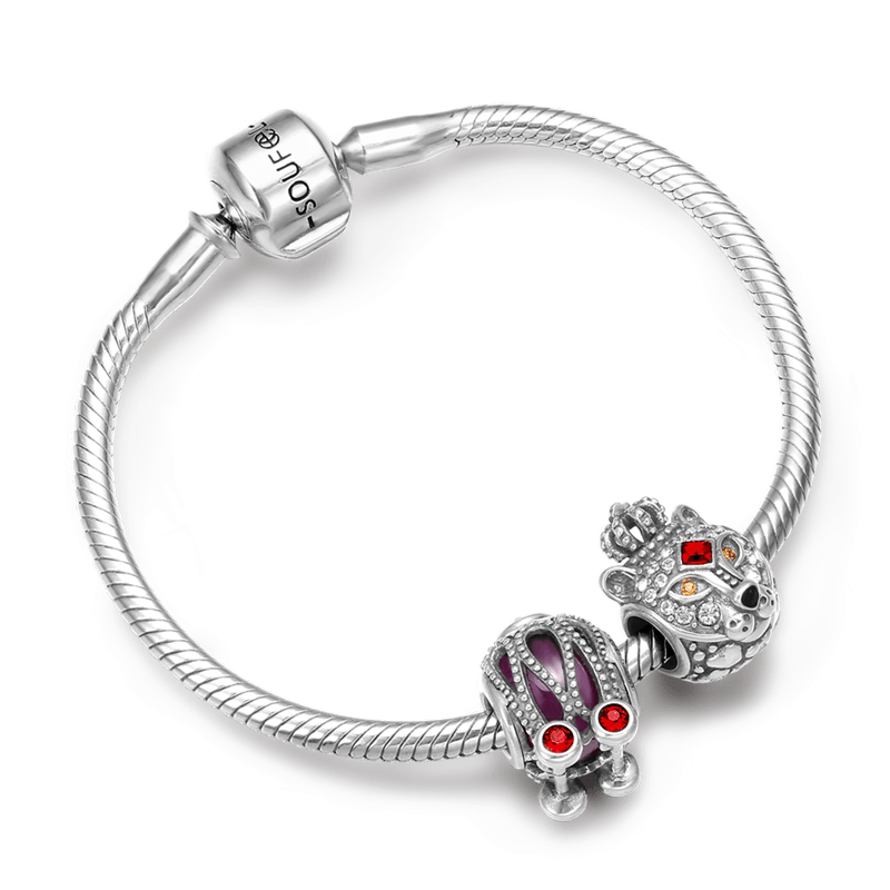 Bracelet Personnalisé Bracelet De Citrouille Chariot Argent