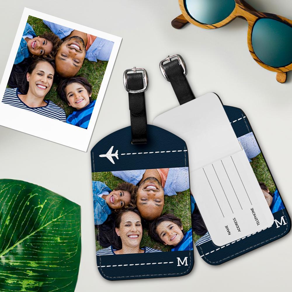 Étiquette De Bagage Personnalisée Étiquette De Bagage Photo Pour Le Voyage