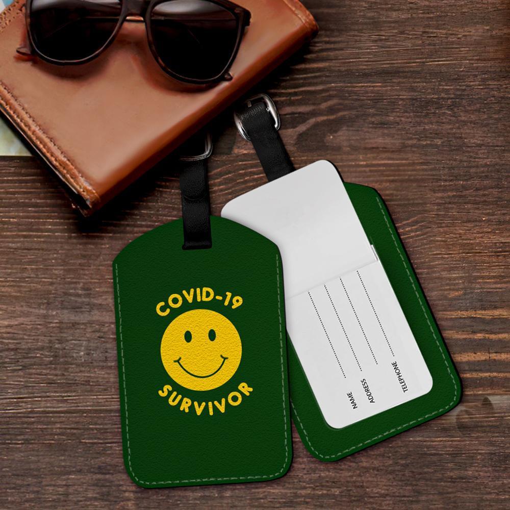 Étiquettes De Bagage De Survivant De Covid-19 Cadeau Drôle De Coronavirus