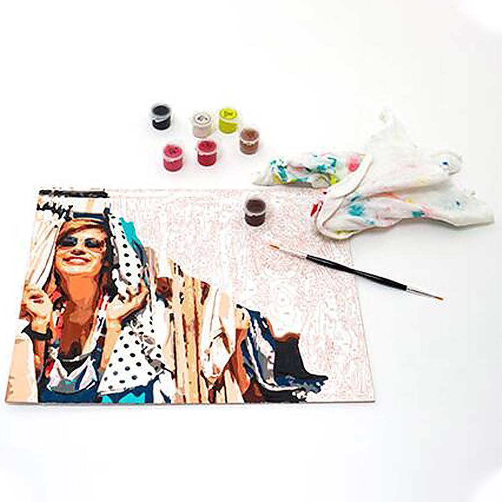 Peinture Numérique Peinture à L'huile Art Abstrait Peinture Kit Diy 20 * 25 Cm