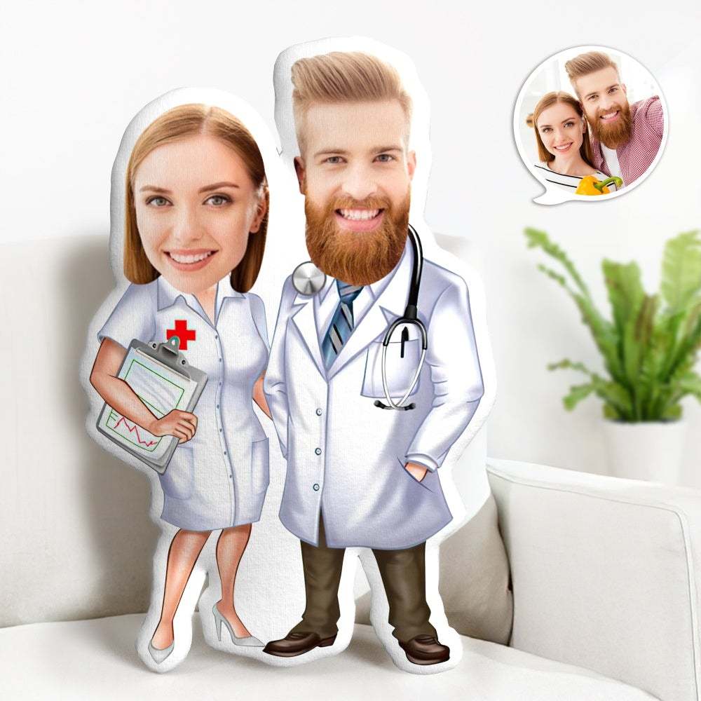 Cadeaux De La Saint-valentin Oreiller Minime Personnalisé Oreiller De Couple Personnalisé Oreiller Photo Unique Cadeaux De Couple De Docteur