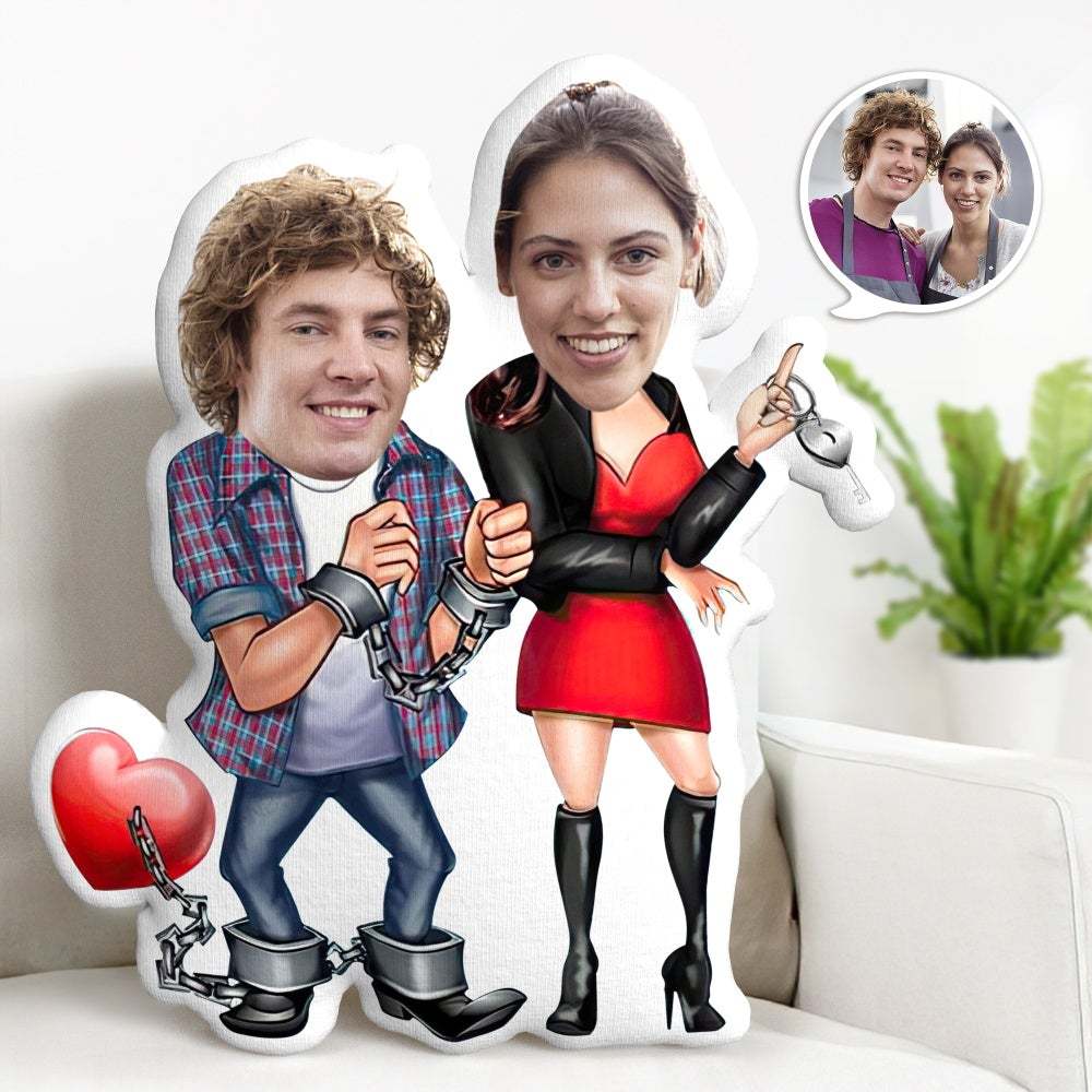 Cadeaux Personnalisés De La Saint-valentin Visage Minime Oreiller Personnalisé Couple Oreiller Cadeaux Unique Photo Oreiller Cadeaux Police Et Prisonniers