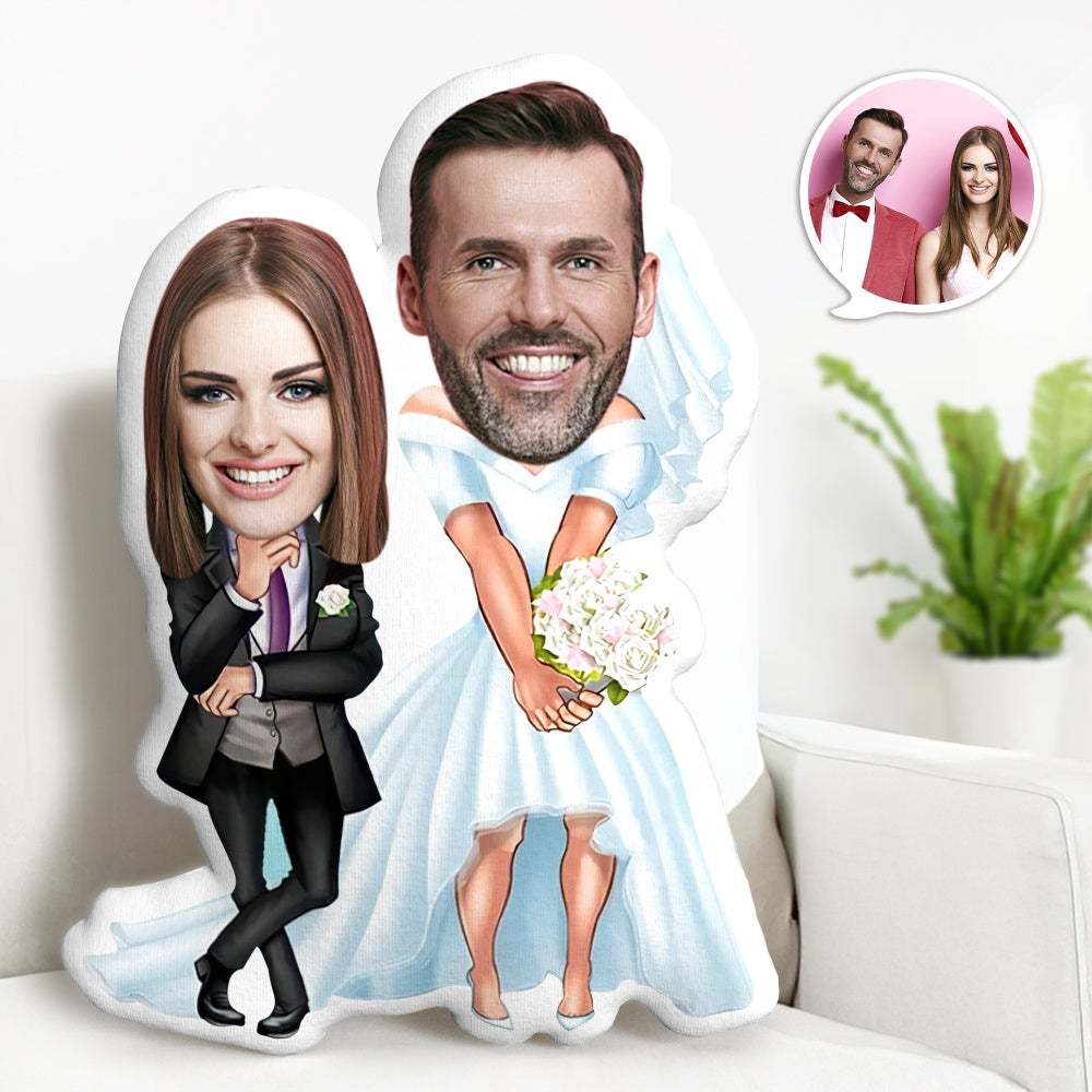 Cadeaux De La Saint-valentin Visage Minime Oreiller Personnalisé Drôle Mariage Oreiller Cadeaux Unique Photo Oreiller Cadeaux