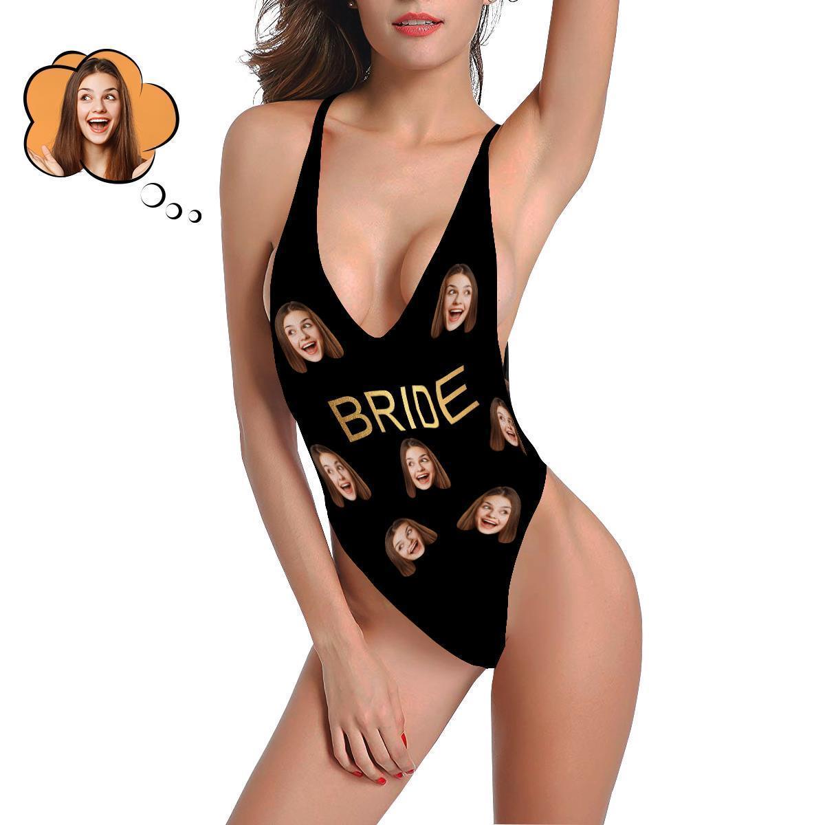 Costume Sexy Femme Multi-face Photo Bikini Personnalisé - Mariée