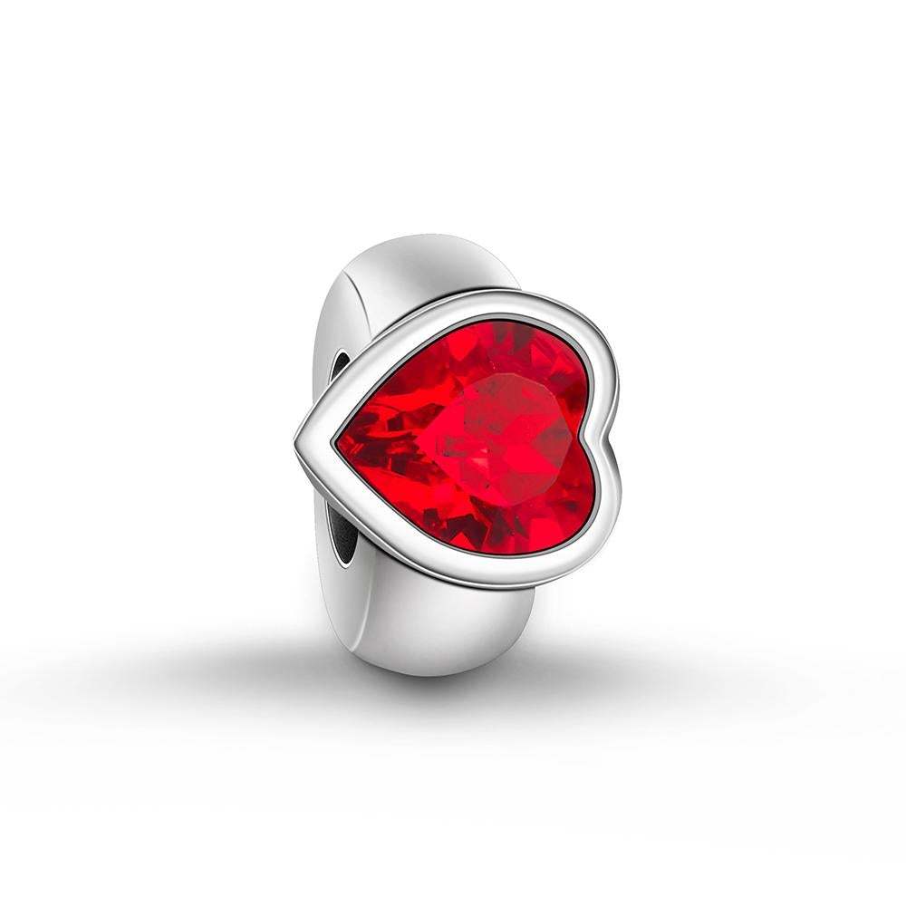 Cadeau Saint Valentin Charm Coeur Argent - soufeelfr