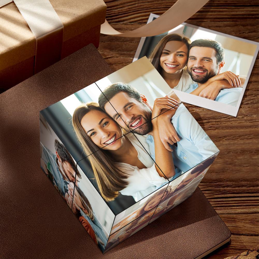 Cube Photo Pliant Diy Meilleurs Cadeaux Personnalisés Non Assemblés Avec 3 Autocollants