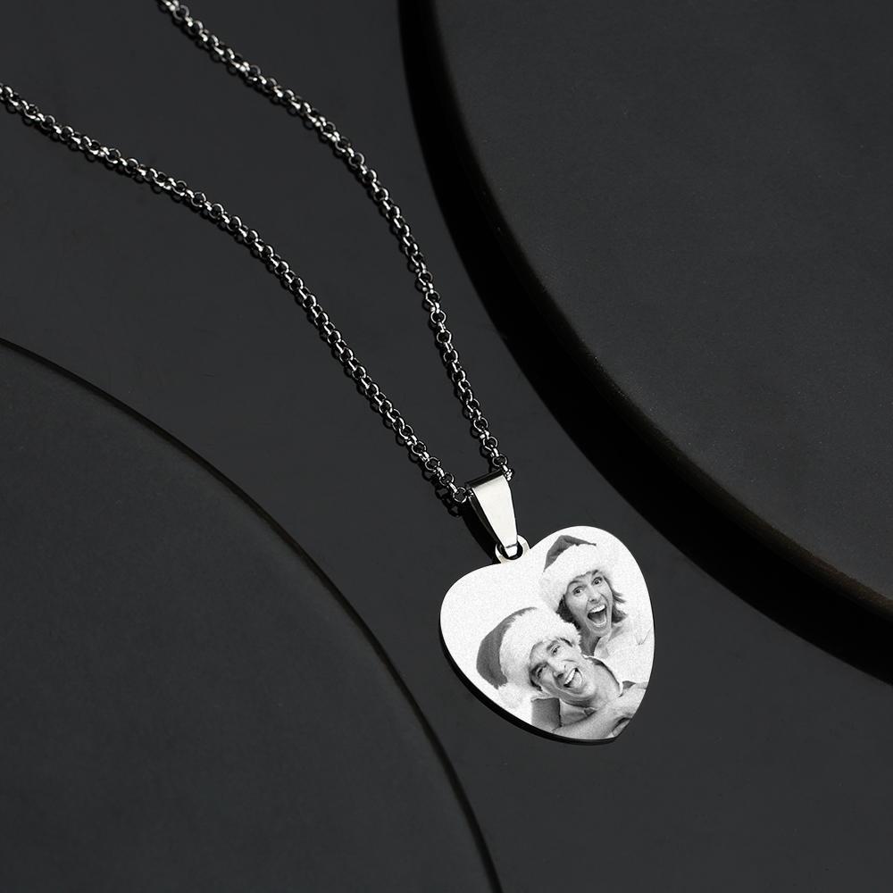 Christmas Gifts - Custom Photo Necklaces Personlised Calendar Necklaces Anniversary Gifts