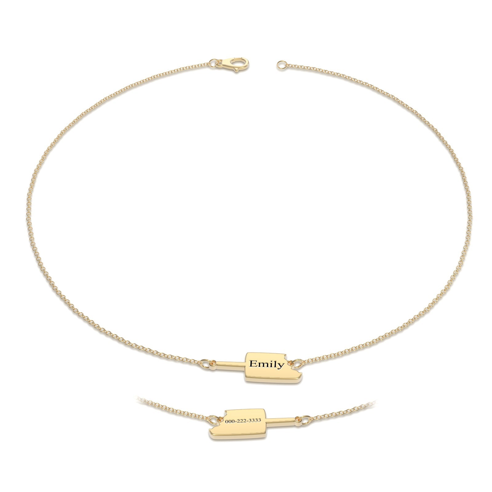 Bracelet Personnalisé Bracelet Gravé Personnalisé Bracelet De Crème Glacée Pour Petite Fille