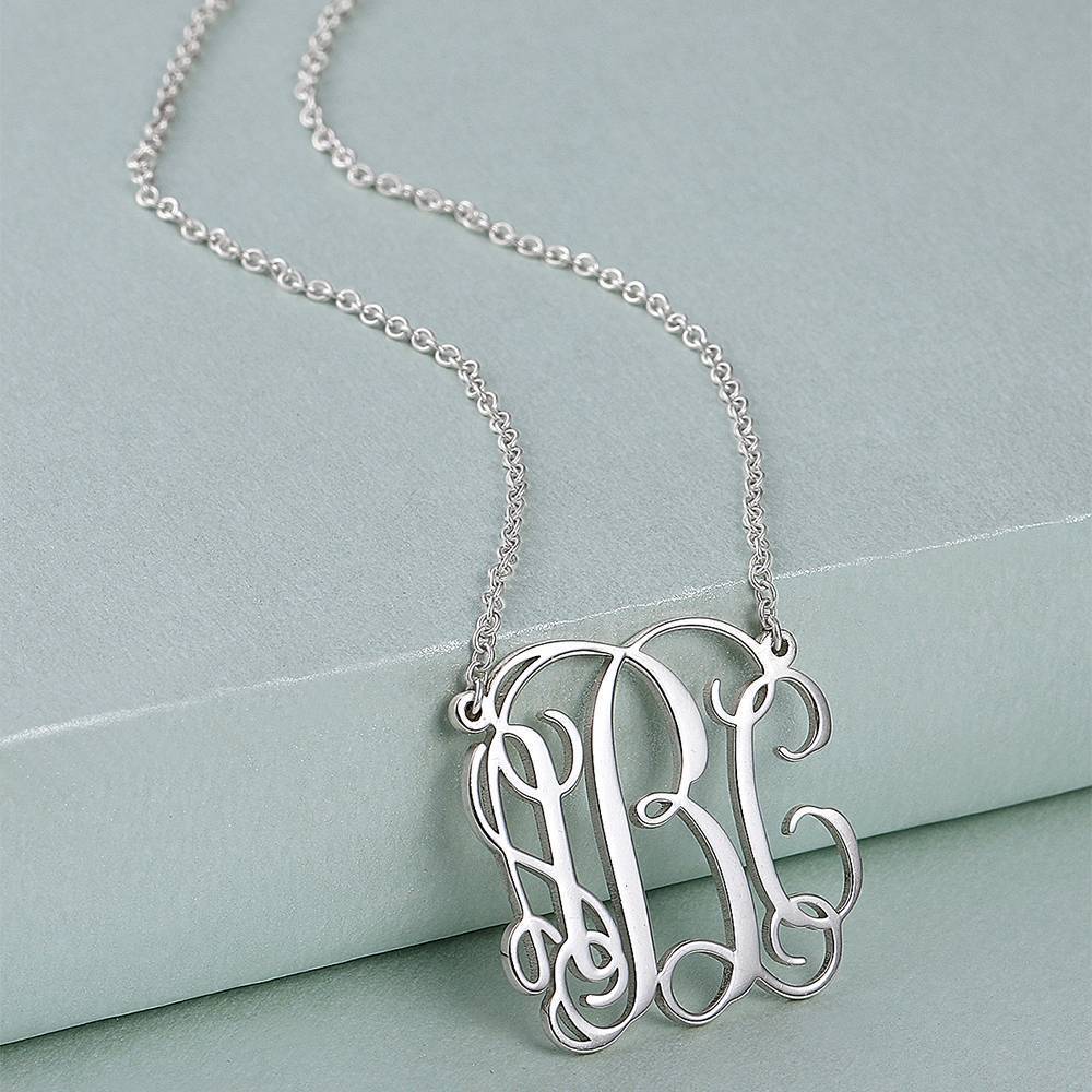 Collier Prenom Petit Collier Monogramme En Argent