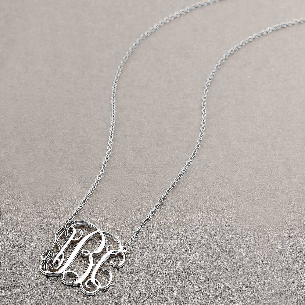 Collier Prenom Petit Collier Monogramme En Argent