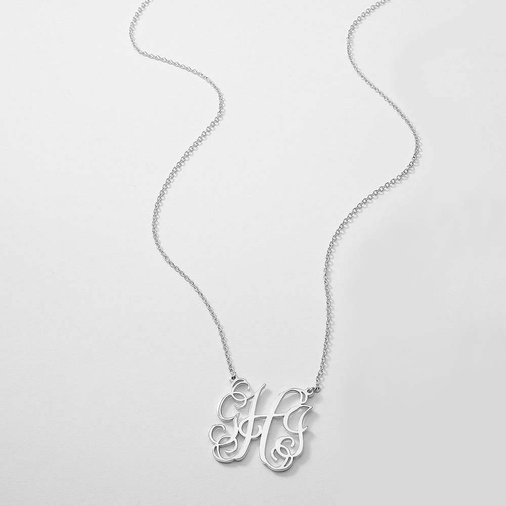 Collier Prenom Petit Collier Monogramme En Argent
