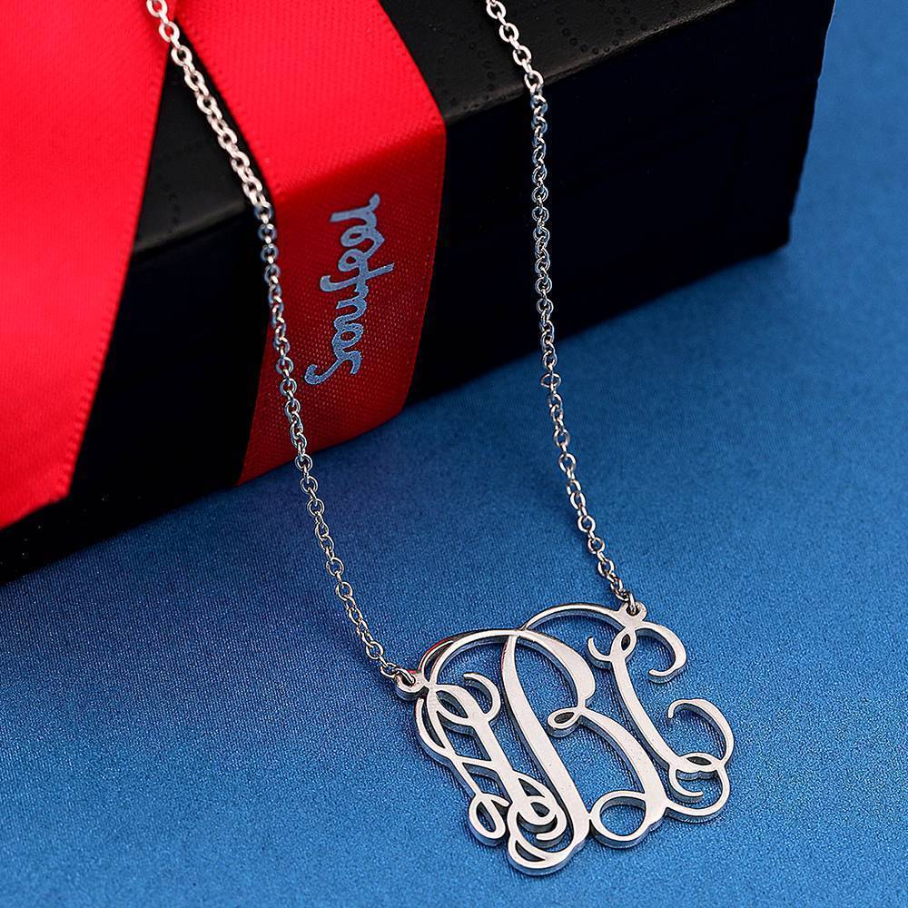 Collier Prenom Petit Collier Monogramme En Argent