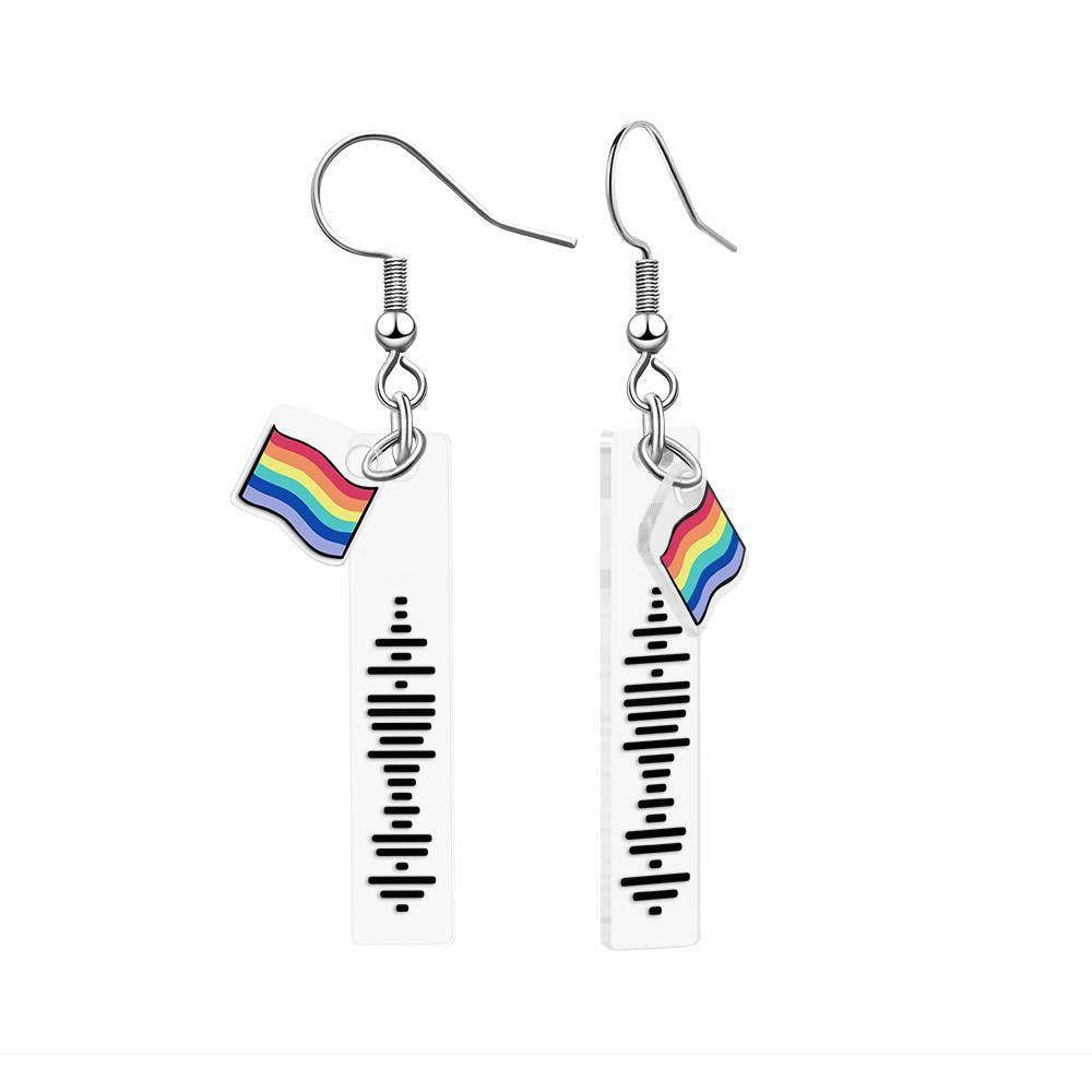 Boucles D'oreilles Personnalisées Avec Code Musical