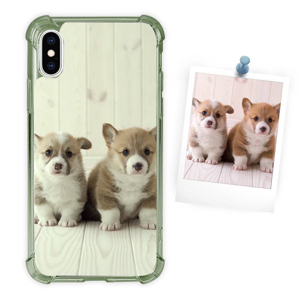 Coque Photo Silicone Anti-goutte Coque Noire - Iphone