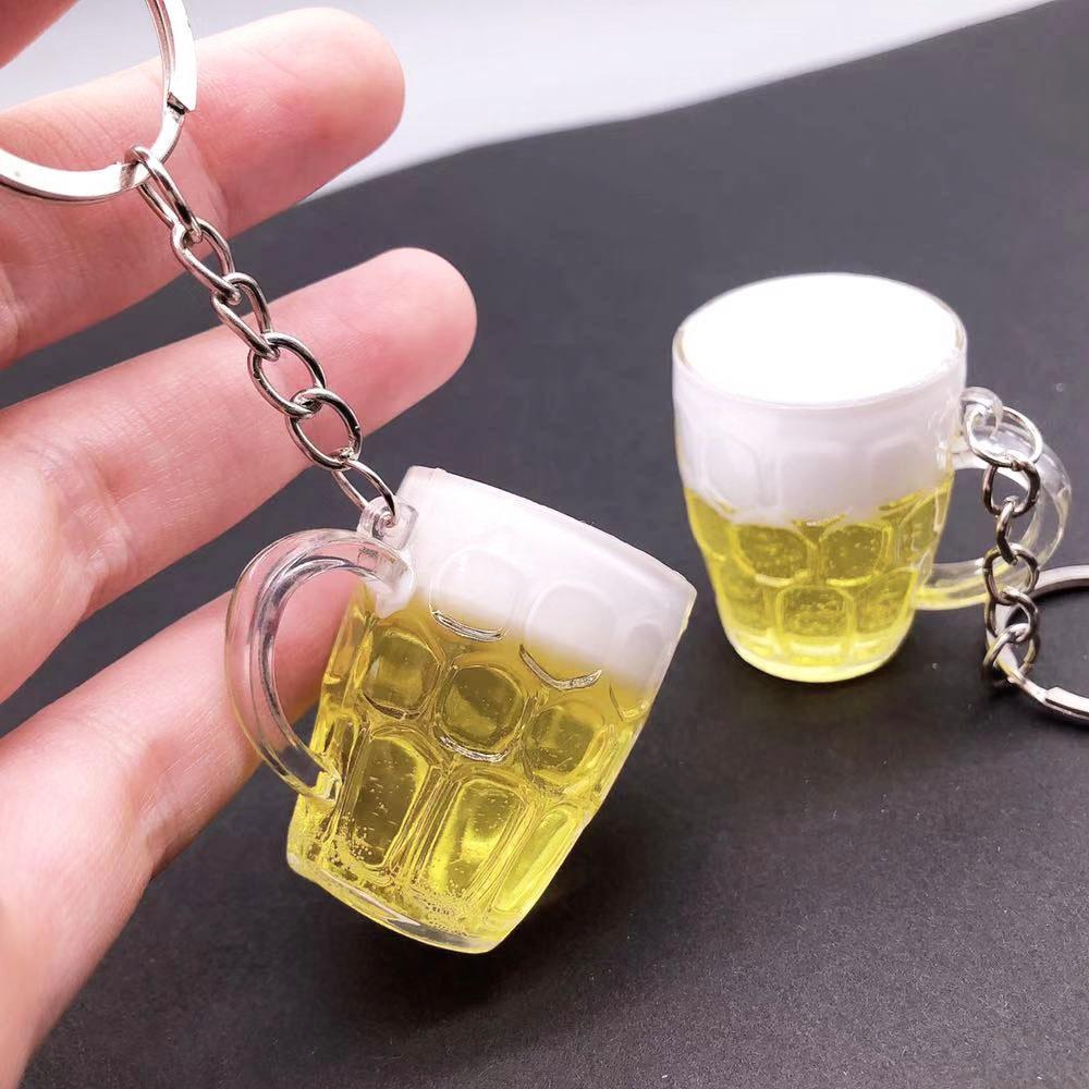Faux porte-clés de chope de bière Un cadeau spécial pour un ami pour Noël - soufeelfr