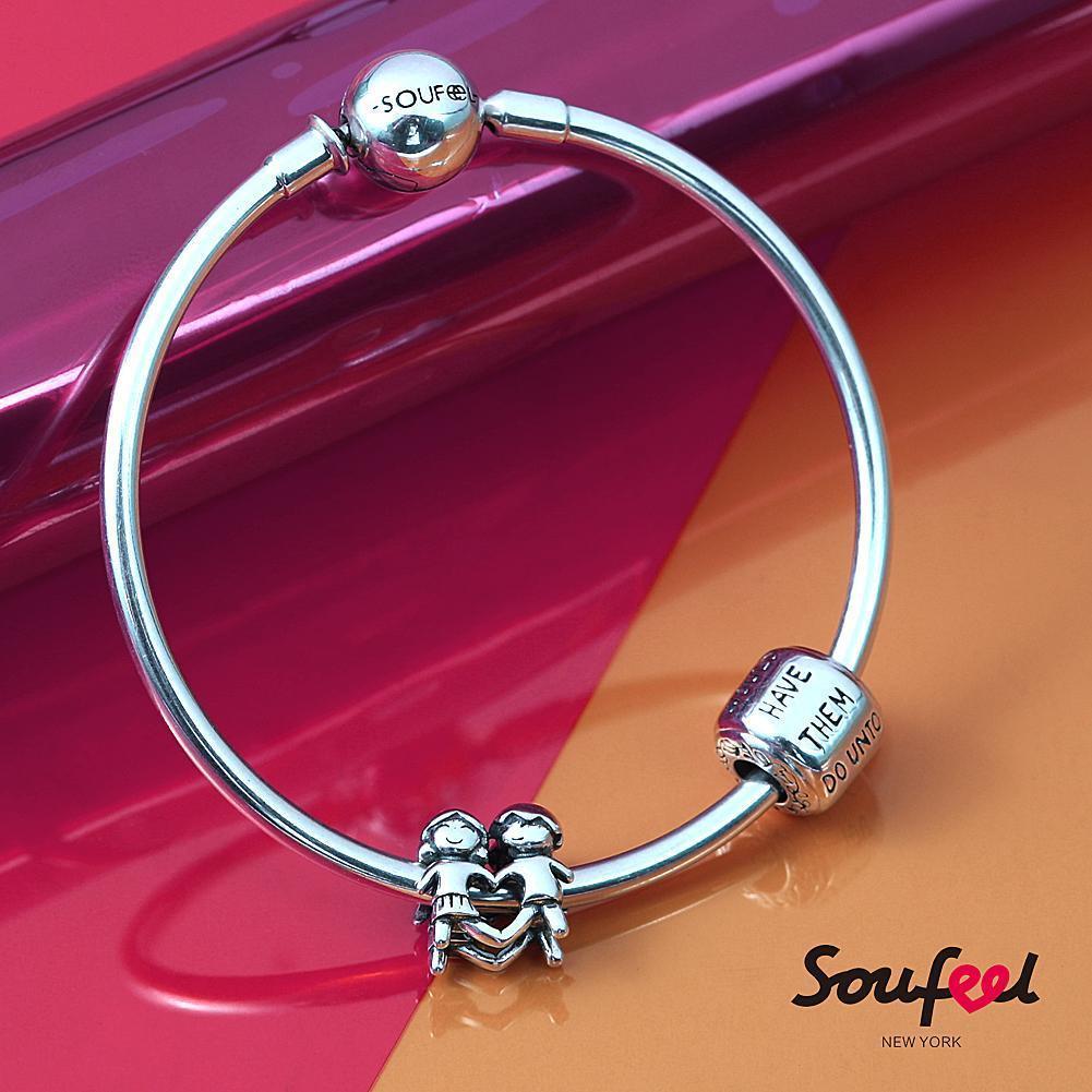 Soufeel Bracelet Jonc Classique En Argent