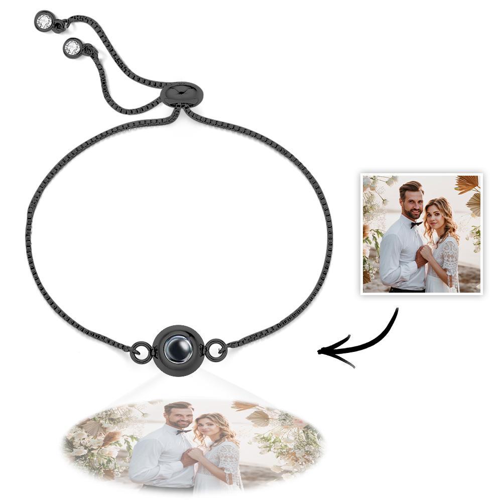 Photo Projection Bracelet Personnalisé Bracelet Réglable Sweet Cool Anniversaire Cadeau pour Elle