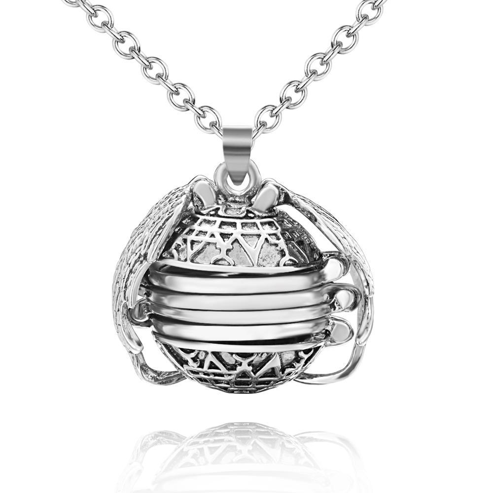 Photo m茅daillon en expansion collier photo pendentif boule m茅daillon pour femmes filles remise des dipl?mes bijoux couleur argent antique