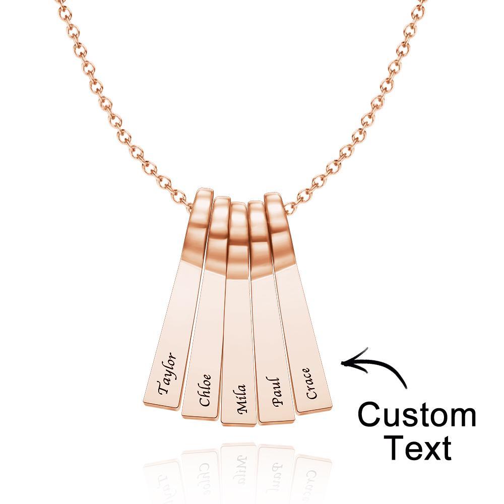 Collier Gravé Personnalisé Xylophone Bar Cadeaux Créatifs - soufeelfr